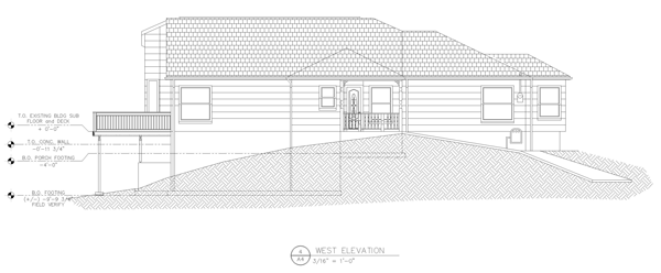 Residential drafting plans for large remodel